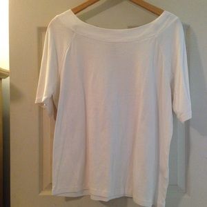 Anne Klein boat neck top